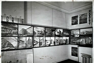 A L’Architecture d’Aujourd’hui párizsi kiállításának magyar részlegéről készült fotó, 1933. MÉM MDK Múzeumi Osztály

