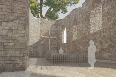 A kőkúti pálos kolostorrom és környezetének revitalizációja, Salföld – tervező: Tihanyi Dóra 
