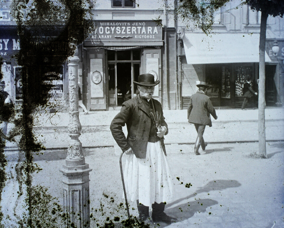 Piac utca, 1908. Forrás: Fortepan / Magyar Földrajzi Múzeum / Erdélyi Mór cége
