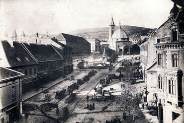Széchenyi tér, 1904. Forrás: Fortepan / Uj Nemzedék napilap
