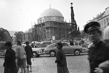 Széchenyi tér, 1956. Forrás: Fortepan / Mészáros Zoltán
