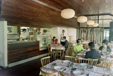 Balatonfüred, Halászkert étterem. Felvétel éve: 1969. Forrás: Fortepan 121019 / Inkey Tibor
