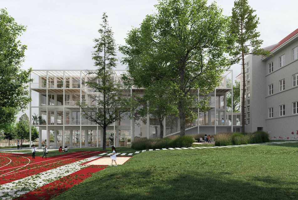 Řevnice-i Általános Iskola bővítése – Az Építész Stúdió győztes pályaműve