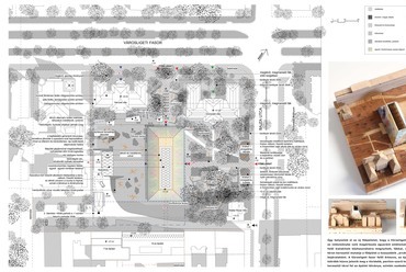 A BIVAK és a Tér és Forma Építész Iroda I. díjas pályaműve a Magyar Építészeti Központ és Múzeum pályázatán
