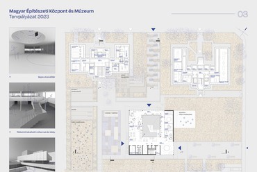 A Bánáti + Hartvig Építész Iroda, valamint Nagy Mercédesz Erika, Ritter Dániel és Szilágyi Norbert megvételben részesült terve a Magyar Építészeti Központ és Múzeum pályázatán
