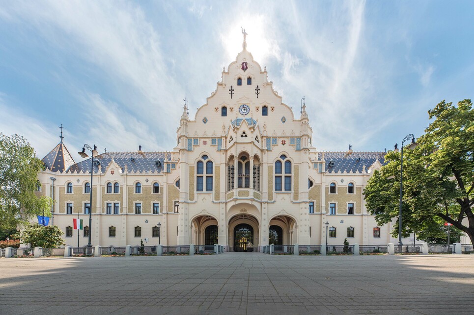 A kecskeméti városháza felújítása. Generáltervezés: ABC Group Kft. és Fazakas Építésziroda Kft. Fotó: Gulyás Attila