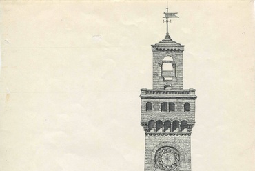 Rajz másolat, Balázs Mihály, mártogatós tustoll, papír, 1982
