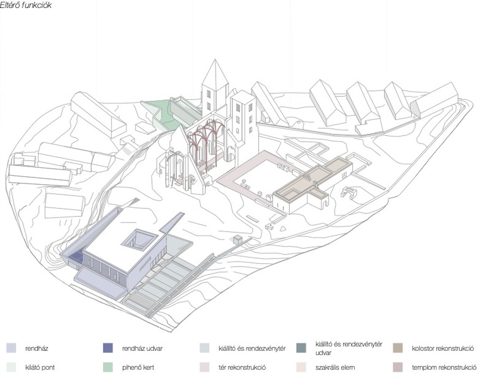 A LEN Architects terve a zsámbéki romtemplom és környezete megújítására
