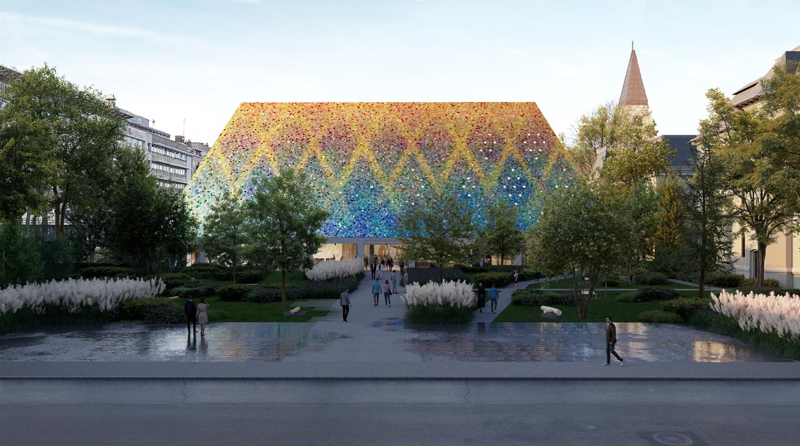 A BIVAK és a Tér és Forma Építész Iroda I. díjas pályaműve a Magyar Építészeti Központ és Múzeum pályázatán