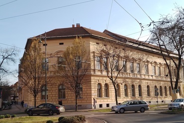 Az SZTE Bartók Béla Művészeti Karának felújított épülete 2024. március 21-én. Forrás: SZTE NKI Közkapcsolati Iroda
