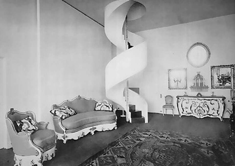 Le Corbusier: Párizsi penthouse belső tere, Fondation Le Corbusier. Forrás: arkt.space