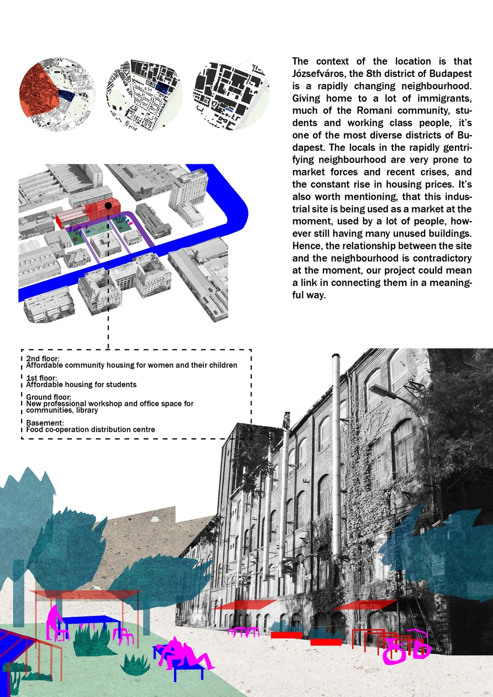 Csűrök Adél, Úr Eszter, Jakabos Júlia és Nagy Orsolya: Együttműködés a közösségekért. Forrás: New European Bauhaus Prizes 2024
