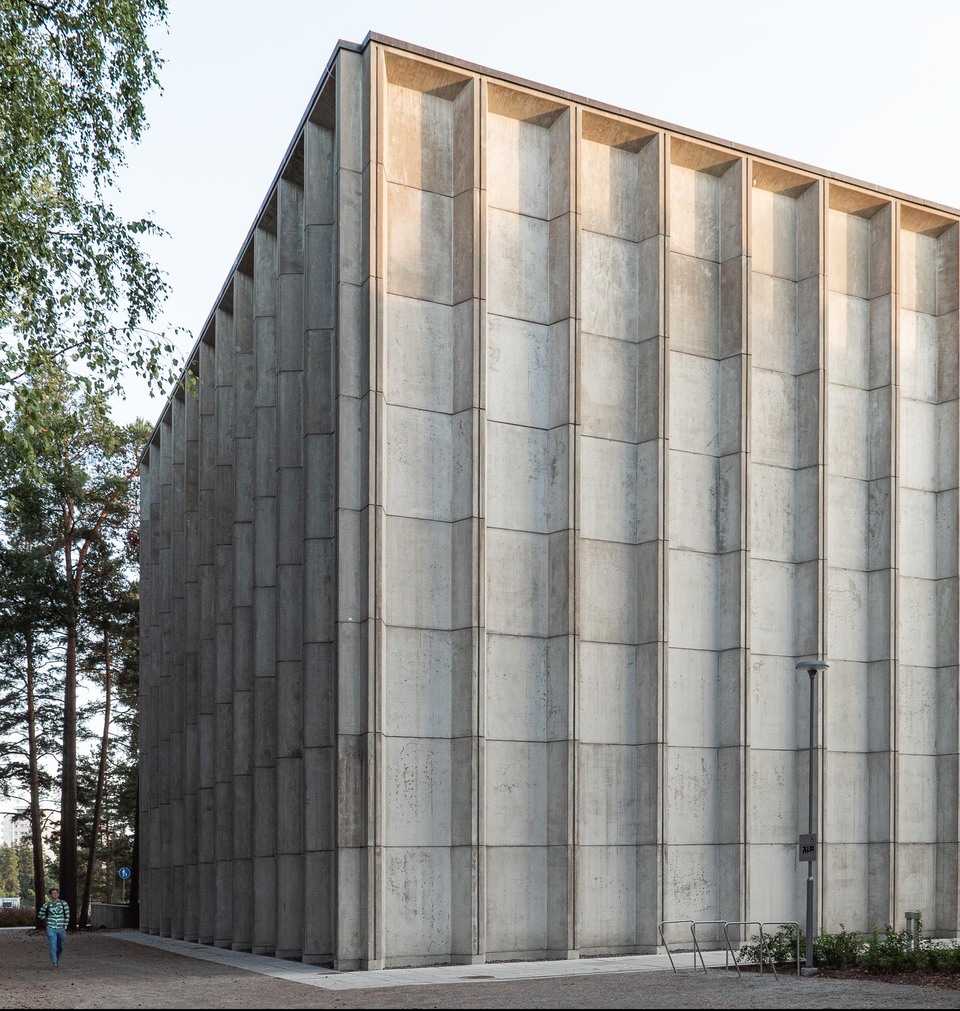 Aarno Ruusuvuori, Tapiola templom, 1965. Fotó: Tuukka Niemi @nordicmodernism