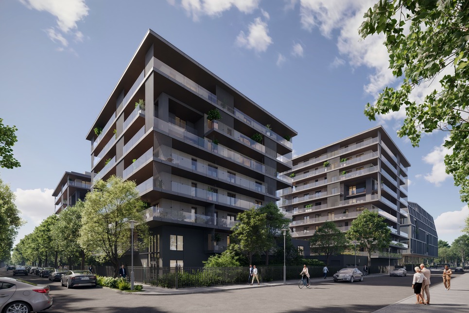 Dürer Park, látványterv – forrás: Dürer Befektetési Kft.

