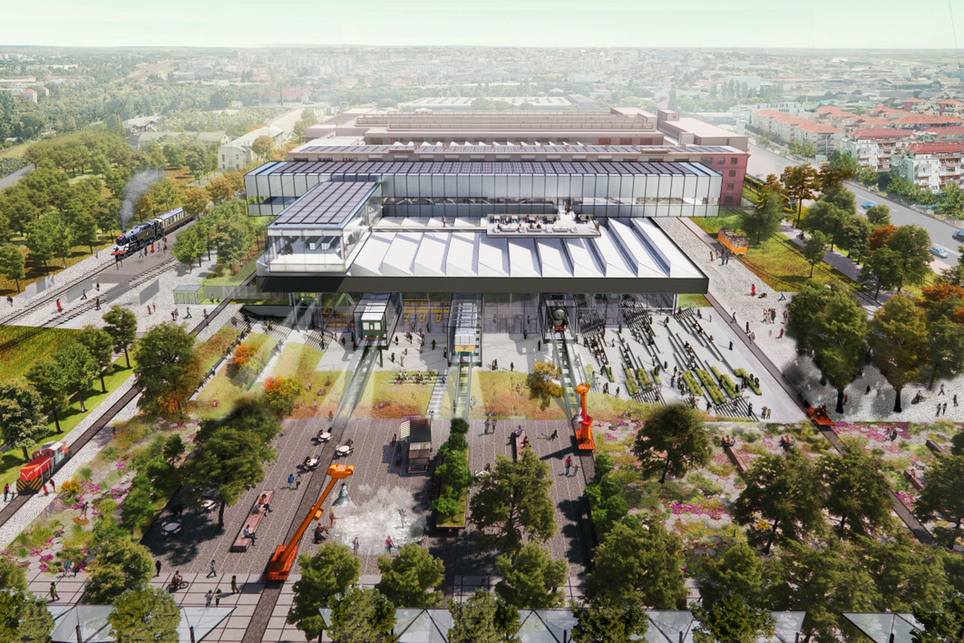 Digitális tervezés – Graphisoft különdíj, 2023. Új Közlekedési Múzeum, látványterv - tervező: DS+R, Teampannon

