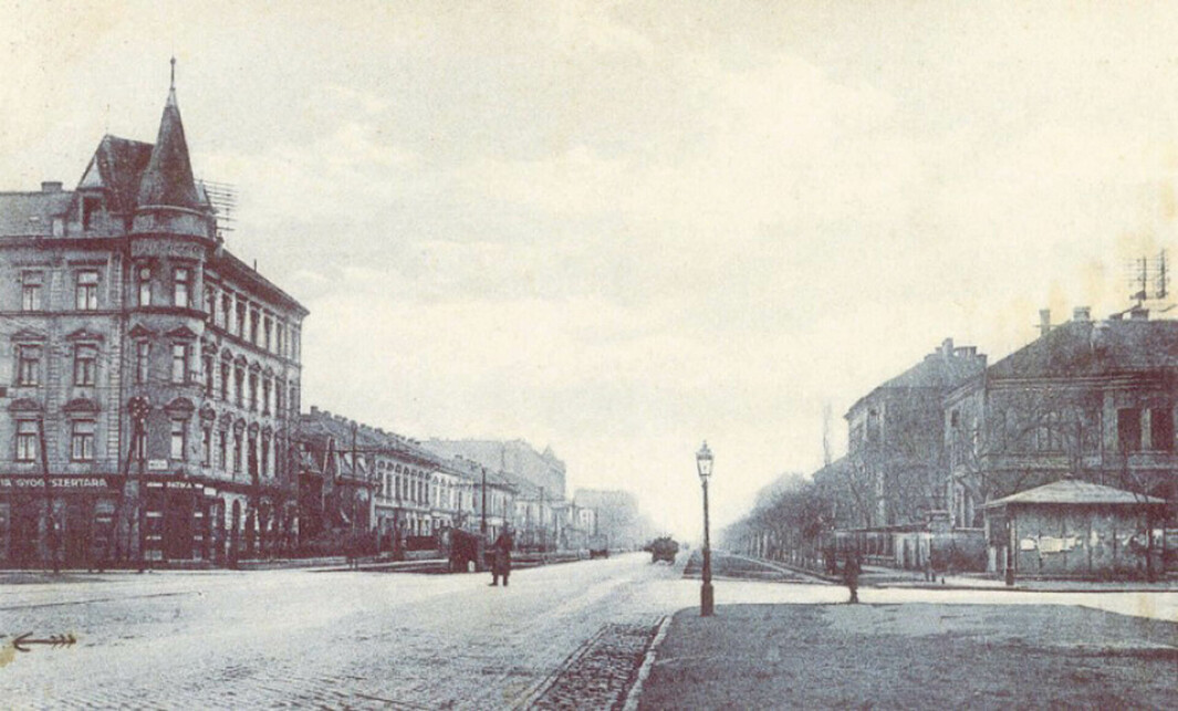 A Hungária körút és a Kerepesi út kereszteződése az 1910-es években. Forrás: https://www.ilyenisvoltbudapest.hu/