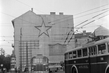 Kálvin tér, 1954. Forrás: Fortepan / UVATERV
