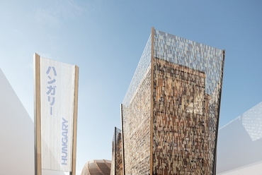 ZDA-Zoboki Építésziroda: Az Oszakai Világkiállítás magyar pavilonjának látványterve.

Forrás: EXPO 2025 Magyarország
