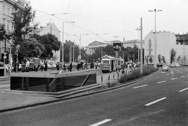 Kálvin tér, 1977. Forrás: Fortepan / Rubinstein Sándor
