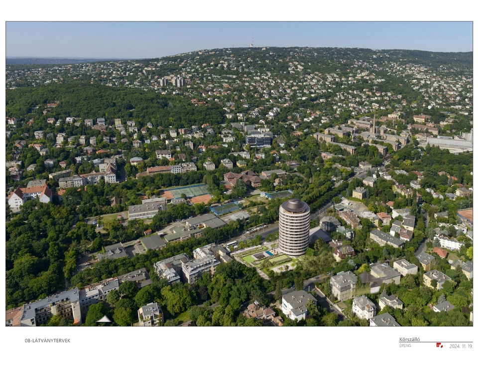 KÖZTI: A Körszálló felújításának látványterve. Forrás: Market Asset Management Zrt.
