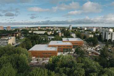 Pelgulinna Gymnasium, Tallinn. Építészet: Arhitekt Must. Fotó: Tonu Tunnel
