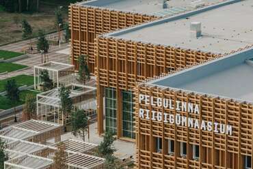 Pelgulinna Gymnasium, Tallinn. Építészet: Arhitekt Must. Fotó: Tonu Tunnel
