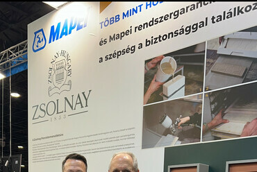 A Zsolnay és a Mapei együttműködése
