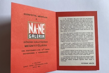 Rövid ideig lehetségesnek tűnt – A NA-NE Galéria archívuma
