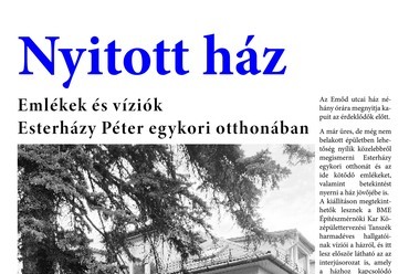 A 2025. június 6-i "Nyitott ház" esemény plakátja
