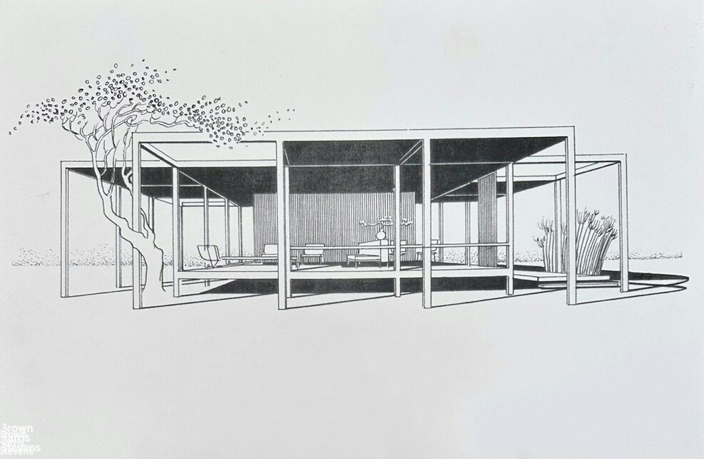 Paul Rudolph: Walker Vendégház (1953). Forrás: Brown Harris Stevens
