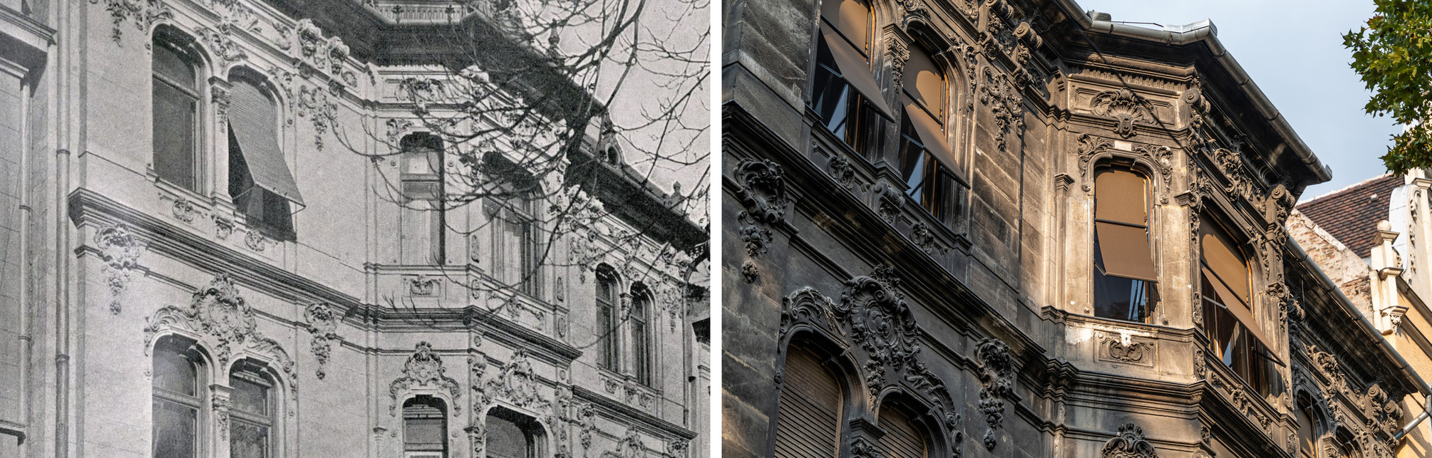 1. kép: Brody House, Budapest – archív felvétel. 2. kép: Brody House, Budapest – Fotó: Palkó György – Forrás: Krüllung Kft.