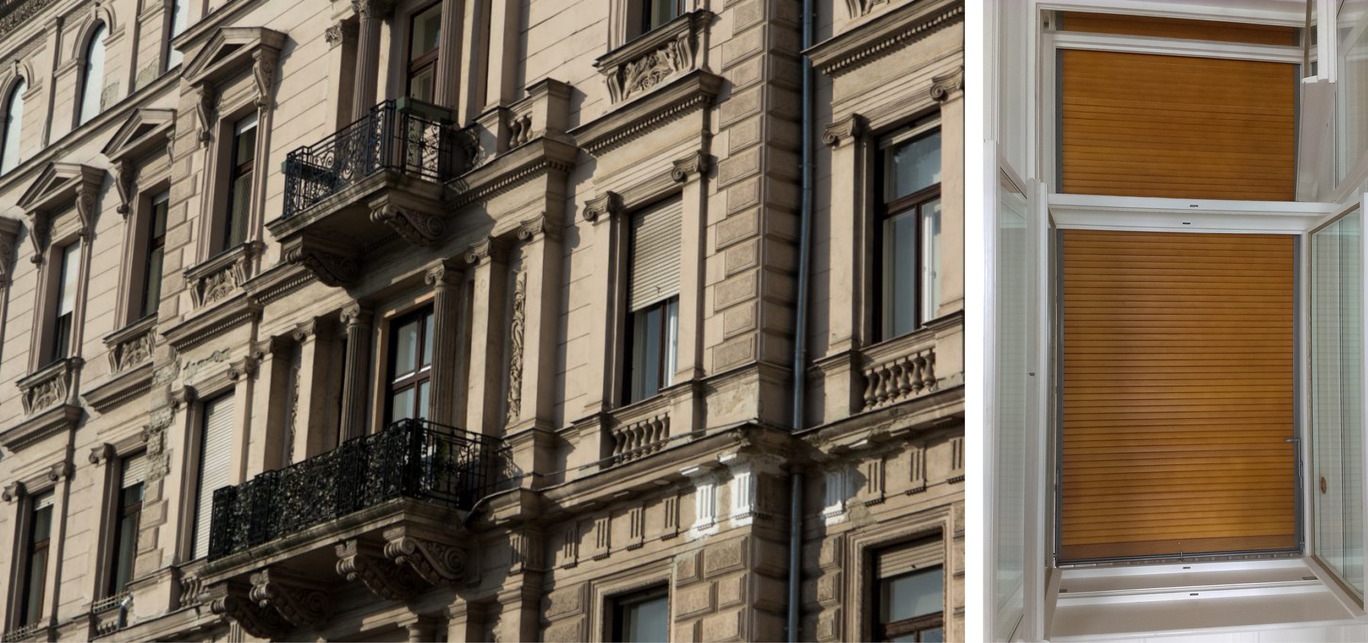 1.kép: Műemléki lakóház, Budapest Vigadó tér. 2.kép: Műemléki lakóház, Budapest Vigadó tér – Forrás: Krüllung Kft.
