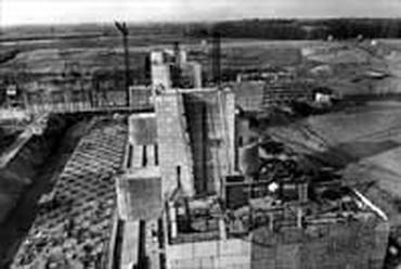 Tiszalöki        vízlépcső, 1953 körül