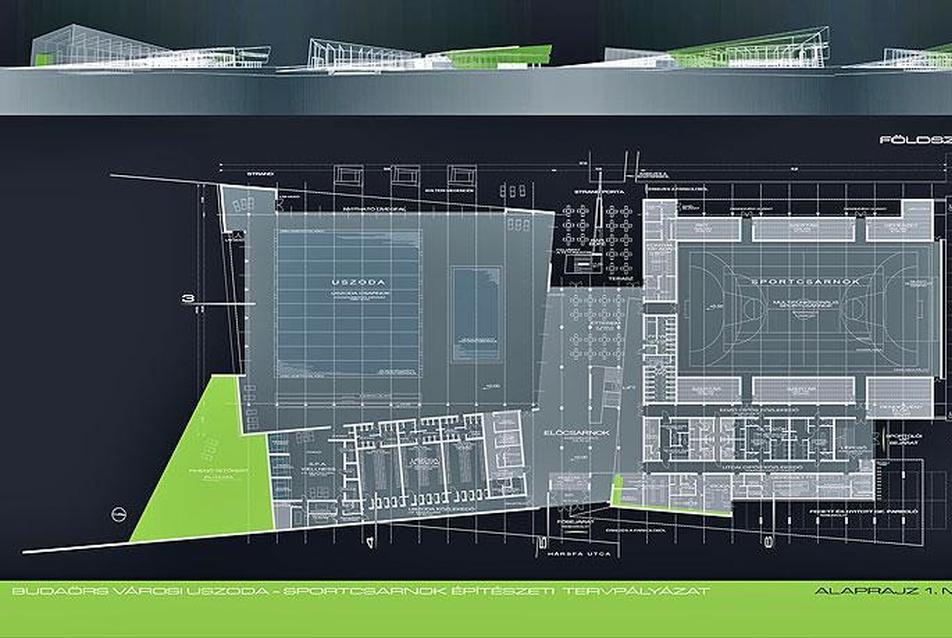 Budaörs városi uszoda-sportcsarnok - országos nyílt építészeti tervpályázat eredménye
