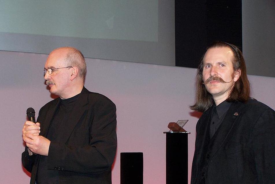 Cságoly Ferenc és Keller Ferenc a Brick Award '06 nyertese