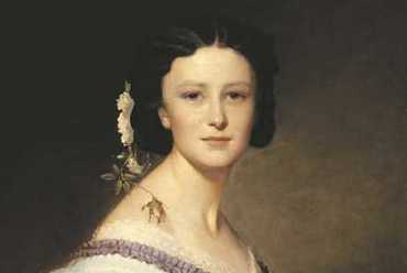 Deák Szidónia portréja 1861