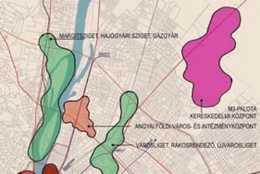 Budapest sokközpontúvá válása, forrás: Budapest Szíve akcióterv