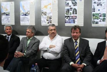 balról: Fegyverneky Sándor, Cselovszki Zoltán, Steiner Pál, Ikvai-Szabó Imre
