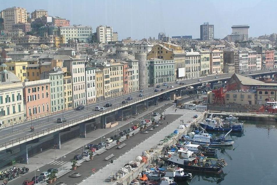 Genova, Porto Antico, Gyapot raktárházak (Magazzini del cotone), Il Bigo, Renzo Piano