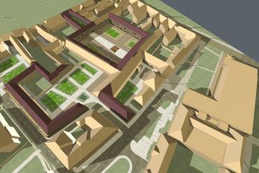A pécsi Felsőmalom utcai piac tömbjének rehabilitációja