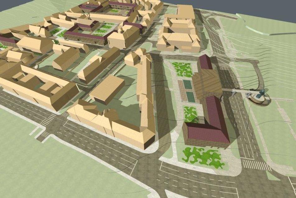 A pécsi Felsőmalom utcai piac tömbjének rehabilitációja
