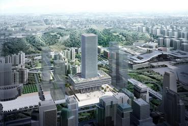 A tőzsde új épületének terve Shenzenben