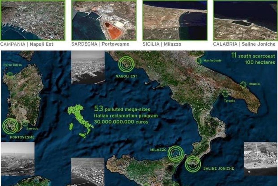 A dél-itáliai vízpart-rehabilitációs terv