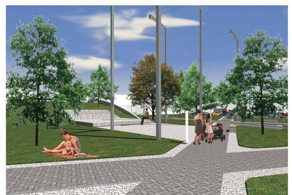 Pécs-Indóház tér és környéke rendezése