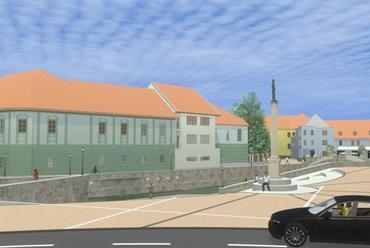 Dobó tér s környékének építészeti rekonstrukciója - Nepomuki tér