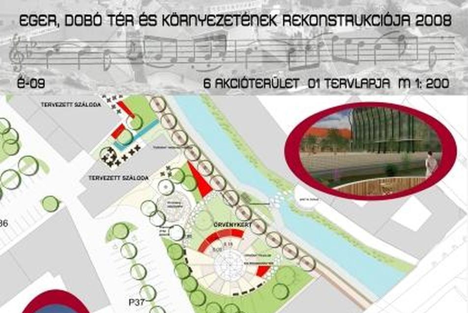 Eger – Dobó tér és környékének építészeti rekonstrukciója