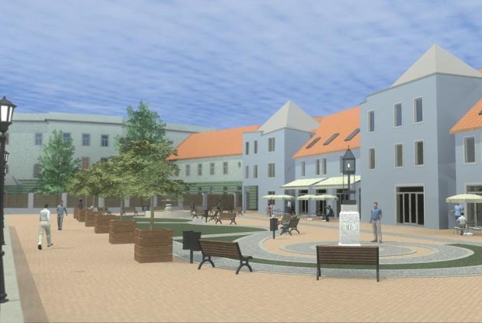Dobó tér s környékének építészeti rekonstrukciója - Szunyog köz