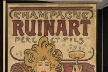 Ruinart pezsgő, 1896 (Mucha Trust 2009, Prágai Iparművészeti Múzeum/UPM)