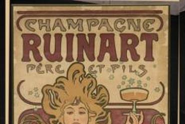 Ruinart pezsgő 	 (Mucha Trust 2009, Prágai Iparművészeti Múzeum/UPM)