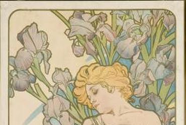 Virágok: Nőszirom, 1897 (Mucha Trust 2009, Prágai Iparművészeti Múzeum /UPM)